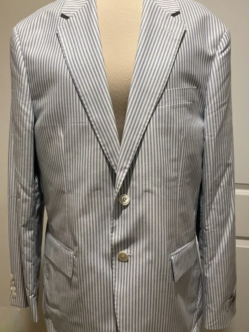 J.CREW crosby classic-fit suit jacket in portuguese cotton oxford. SIZE: 40/REGU